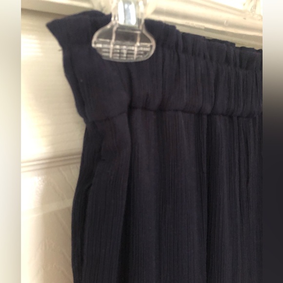 J. Crew Point Sur Navy Viscose Paperback Waist Crop Pocket Pants - Picture 15 of 16